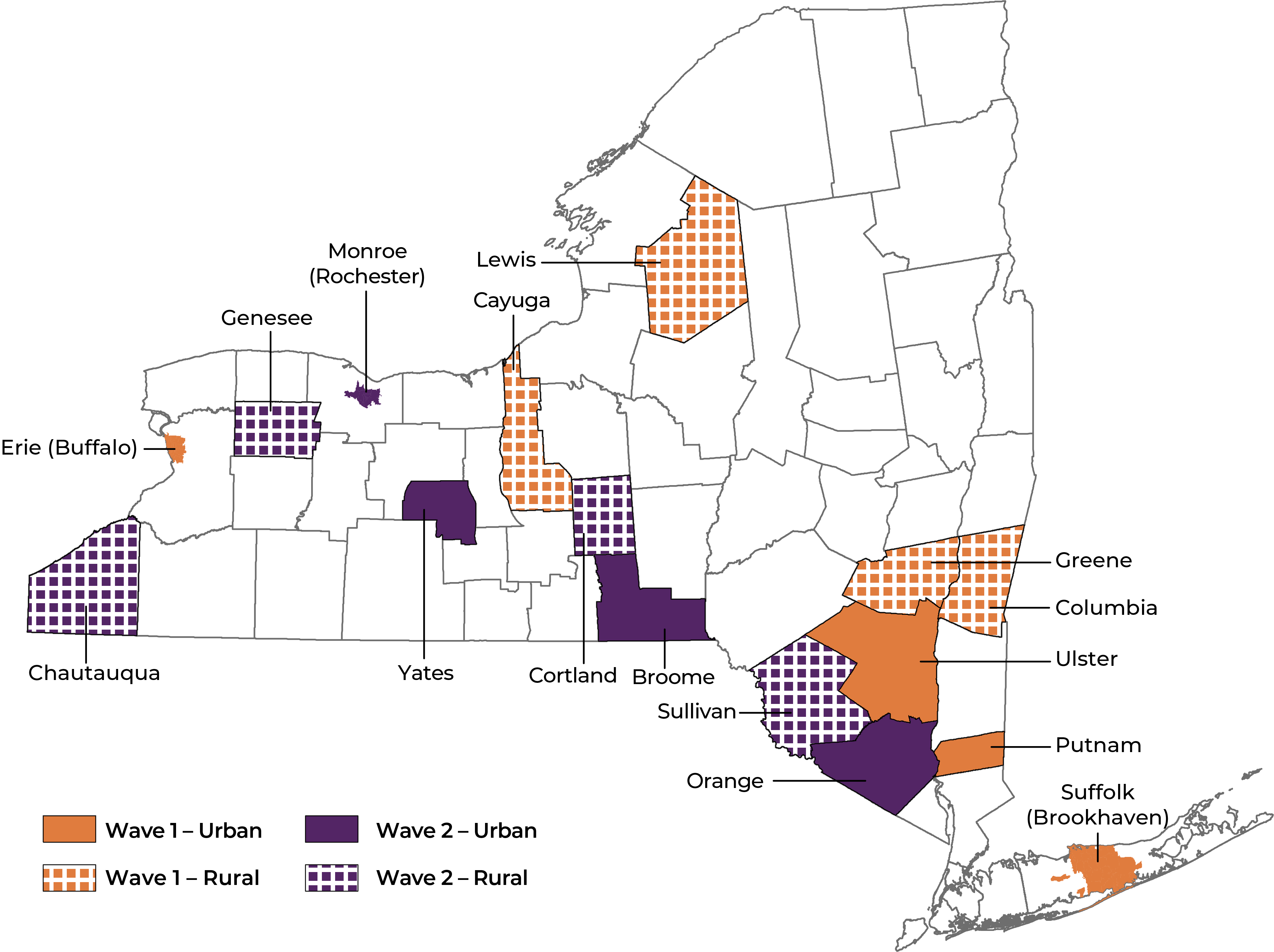 Map of Healing Communities in New York